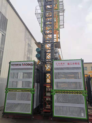 China Lower Price Double Cabin SC200/200 Construction Elevator 2*13KW Motor Smooth Speed supplier