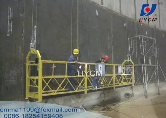 China ZLP630 Suspended Platform with Parapet Clamp High Rise Window Cleaning Equipment supplier