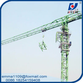China Offer QTZ125 P6016 Flattop Tower Crane Without Head 10T 50m Heightt supplier