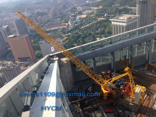 China 6tons City Derrick Crane 24m Luffing Jib for over 100m Building Height supplier