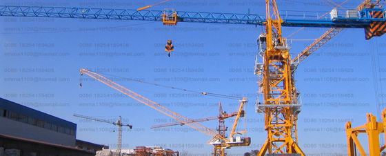 China QTZ160 Tower Crane without Head PT6022 10tons Faucet 60m Freestanding Height supplier