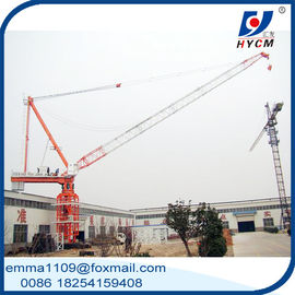 China D5520 Telescopic Hydraulic Tower Crane 18T Luffing Building Materials supplier