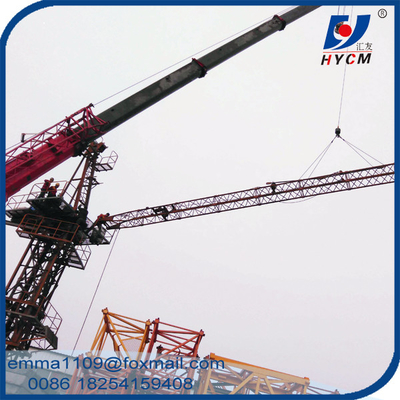 China Small Luffting Tower Crane 3t  25m Working Jib Variant 1.2M Mast Section for City Building supplier