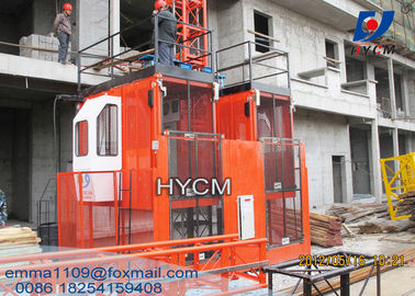China Passenger Construction Building Hoist Elevator 2*1000kg Loading Capacity supplier