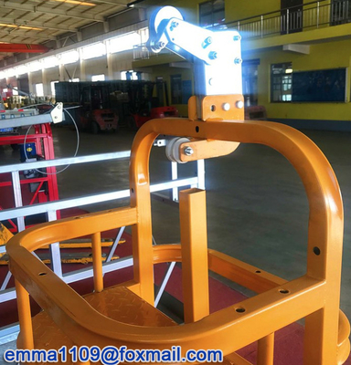 China 250kg Small Power Air Work Basket Temporary Cradle With 50m Wire Rope supplier