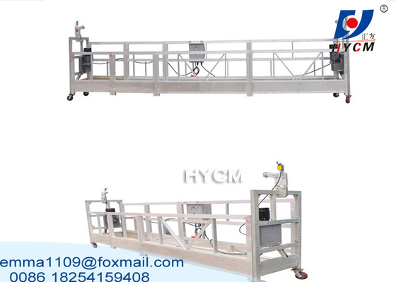China 800kg Cradle Wall Motorized Scaffolding Facade Cleaning Equipment Suspended Platform Gondola Lift supplier
