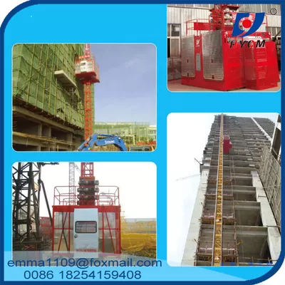 China 1-4t Rack &amp; Pinion Construction Hoist Elevator Mast Section Climbing Type supplier