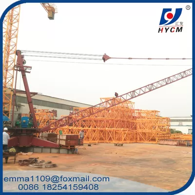 China 3t QD30 Derrick Cranes with 15m Boom Length Top Slewing Type Tower Crane supplier