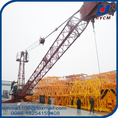 China 8000kg Roof Derrick Crane Install on the top Building for internal Tower Cranes supplier