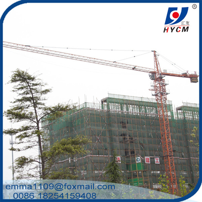 China QTZ63 Topkit Tower Crane TC5013 Crane Tower 5t Max.Load 50mts Jib for 40m Building Height supplier