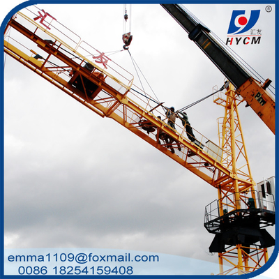 China Small TC5013 Model 50m Boom Tower Crane Fixed and External Self Climbing type supplier
