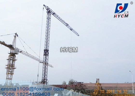 China QTK20 Self Rising Tower Cranes Mini Self Erection Grue For 7 Layer Construction supplier