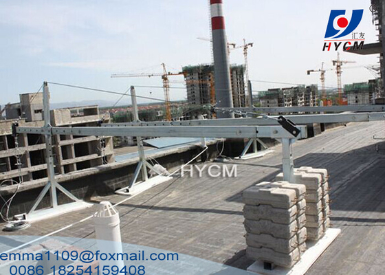 China Aluminum Cradle construction zlp 800 Building Facade Wall Clearning 7.5m Platform Length supplier