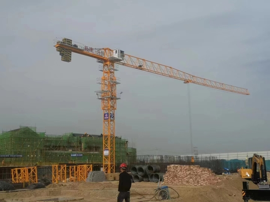 China QTZ125 City Tower Crane 60m Height Load Capacity 10 tons DPD Novorossiysk or CIF Russia supplier