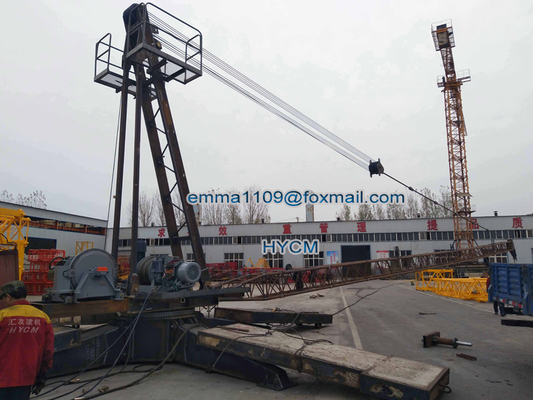 China Small QD1515 Roof Crane 3000kg Load to Remove Inner Potain Tower Cranes supplier