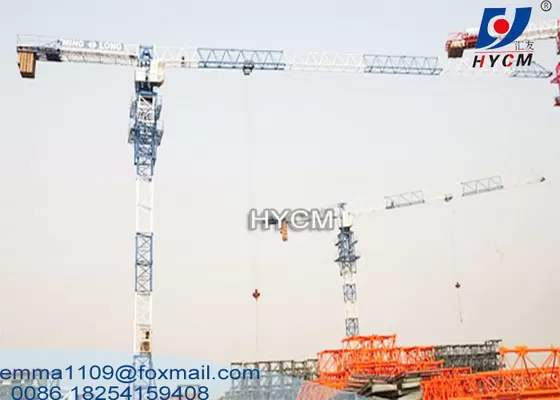 China PT5515 Construction Cranes Tower 8T Load Top Head Kind Building Cranes supplier