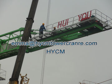 China QTZ230 PT6425 Flat Top Tower Crane 12t Load Four Pieces Mast Section supplier