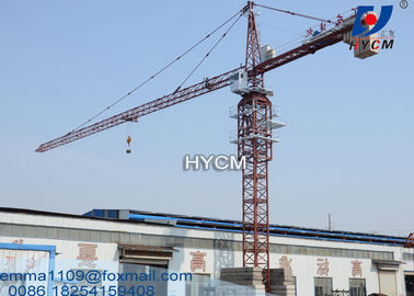 China 65m Jib Long 10t Load QTZ6518 Topkit Tower Crane Block or Split Mast Section supplier