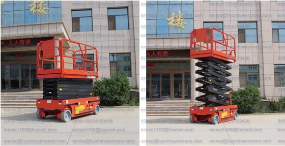 China CFPT1214 Self Propelled Scissor Lifts Hydraulic Drive Safe Working Platform supplier