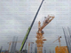 8tons QTZ100 Faucet Tower Crane 60m Lifting Jib City Construction Crane for Russia supplier