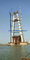 8T 50m Luffing Tower Crane with Reuseable Fixing Angle Foundation D5015 L46 Mast supplier