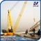 QD2420 Floor Crane 24m Luffing Jib Crane With Leg without Mast Section supplier