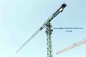 10T Tower Crane QTZ125 Flat Top Top Slewing Tower Crane L68 Mast Sections 60m Free Height supplier
