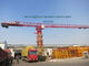 QTZ315 PT7424 Top Flat Head Tower Crane 18tons Load 74m Large Jib supplier