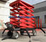 500kg SJY0.5-10 Scissor Lift Working Platform Hydraulic Lift with Diesel Engine supplier