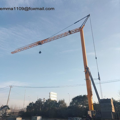 China 2527 Fast Self Erecting Tower Crane Automatic Crane 2 tons Capacity Mobile Type supplier