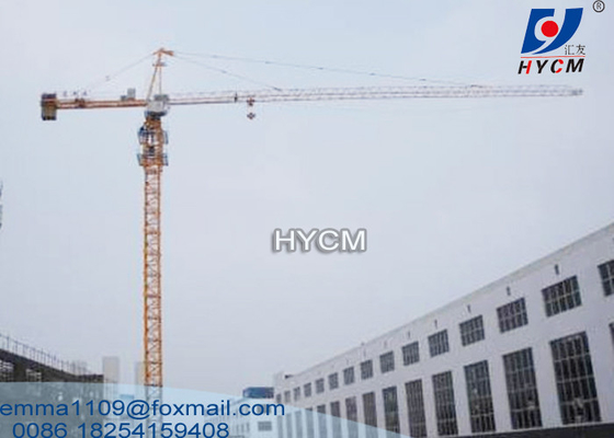 China 40 Meter Working High 60m Jib Length TC6013  Material  Load Top Kit Tower Crane supplier