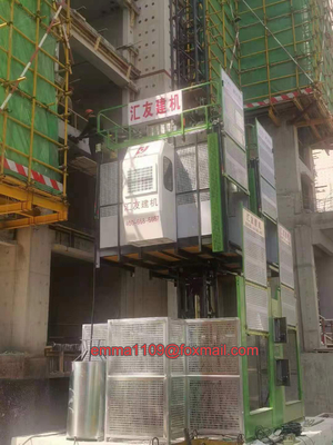 China 2t Each Cage Cheap Cost Building Elevator 13kw Motor with VFD inverter Control supplier
