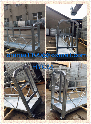 China ZLP Type Suspended Scaffold Cradle BMU System Windo Cleaning Gondola Cradle supplier