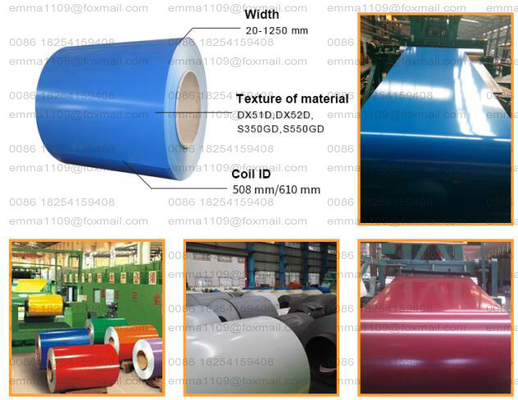 China PPGI Color Prepainted Galvanized Steel  Sheets Furniture And Transportation Industry supplier