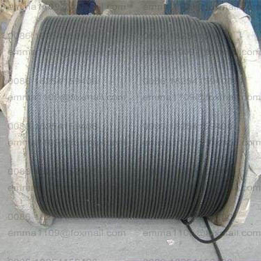 China 8.6mm Galvanized Steel Wire Rope for ZLP800 Construction Suspended Cradle supplier