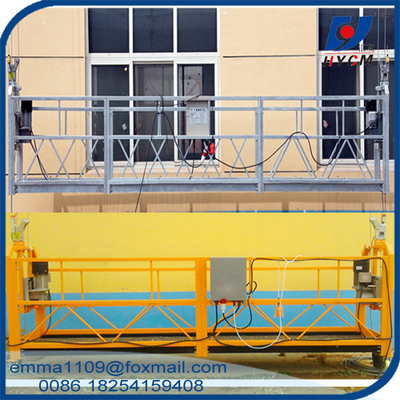China 2.2KW ZLP1000 High Rise Electric Hoist Lifting Rope Suspended Platform For Construction supplier