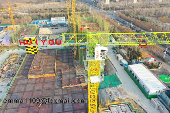 China PT5020 8t Max. Load Upper Slewing Topless Tower Crane non-frequency Controller supplier