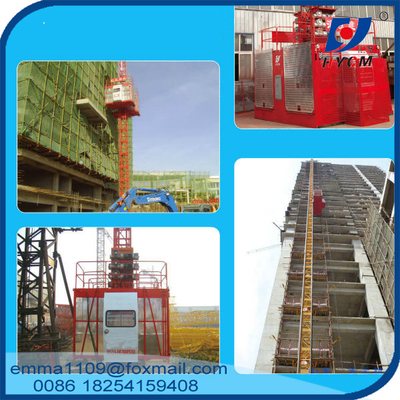 China SC200 Building Hoist for 2 Ton In Single Cabin for 60 meters with inverter supplier