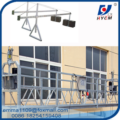 China ZLP Construction Cradle Gondola Lift 800KG 1000KG Load Suspended Access Cradles supplier