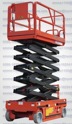 China 6m-14m Platform Height Hydraulic Electric Movable Slef Propelled Scissor Lift supplier