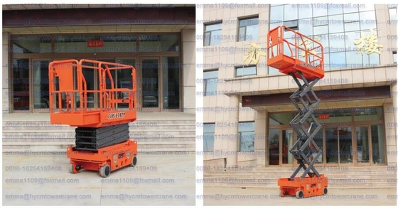 China 4m-6m Small Lightweight Slef Propelled Electric Drive Mobile Scissor Lift supplier