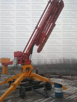 China HGY13 13m Boom Concrete Placer 3M Rubber Hose With Outrigger supplier