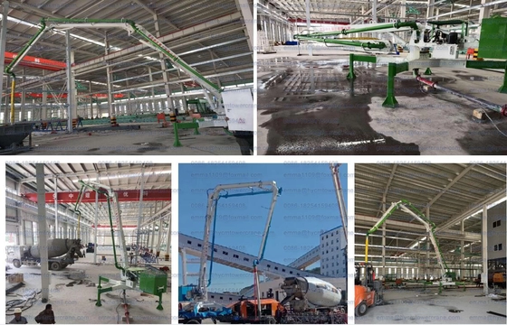China 3T Self Weight Placing Booms 13m For Concrete Buildings Bridges Roads supplier