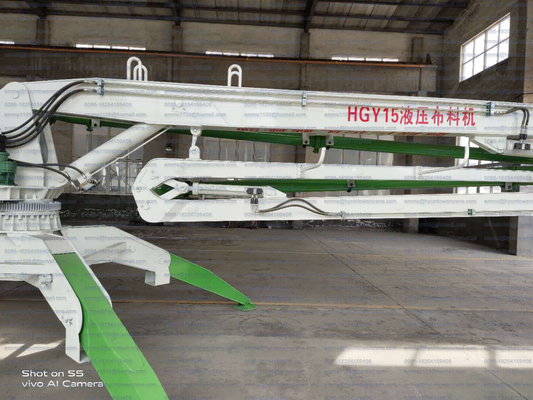 China Promotion HGY15 Mobile Type Concrete Placing Boom Wire Cable Control supplier