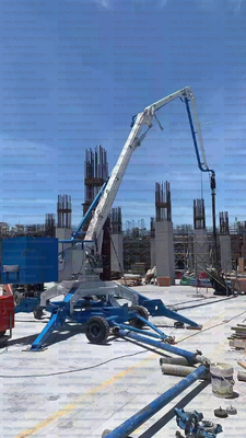 China Mobile Type 17M Hydraulic Concrete Placing Boom 380V/50Hz supplier