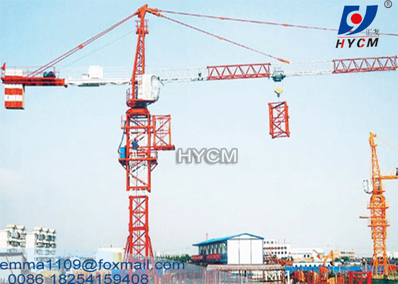 China 6T Topkit Tower Crane 60m Jib L46 Mast Section Less Container In Tajikistan supplier