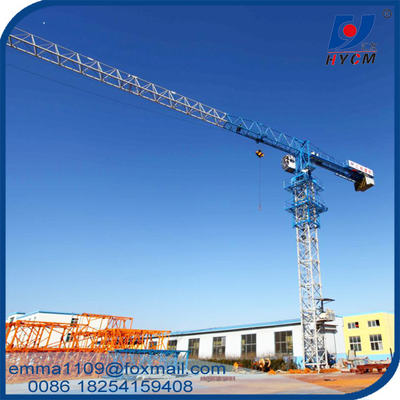 China 60m Trolley Boom Crane Tower 8t L46 Mast Section Less Container Cheaper Cost supplier