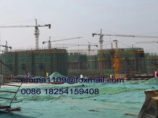 China Tower Head Kind of Tower Cranes For Apartment Construction Building 6 tons 40m Height supplier