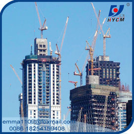 China D4522 Jib Luffing Tower Crane 45m Jib Length 2.2t Tip Load in UAE supplier