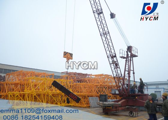 China 30m Luffing Boom Derrick Crane 10tons Max. Load for Insides Buildings Tower Crane supplier